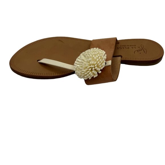 Vero Cuoio Italian Leather Sandals Size:38.5 - Picture 4 of 7